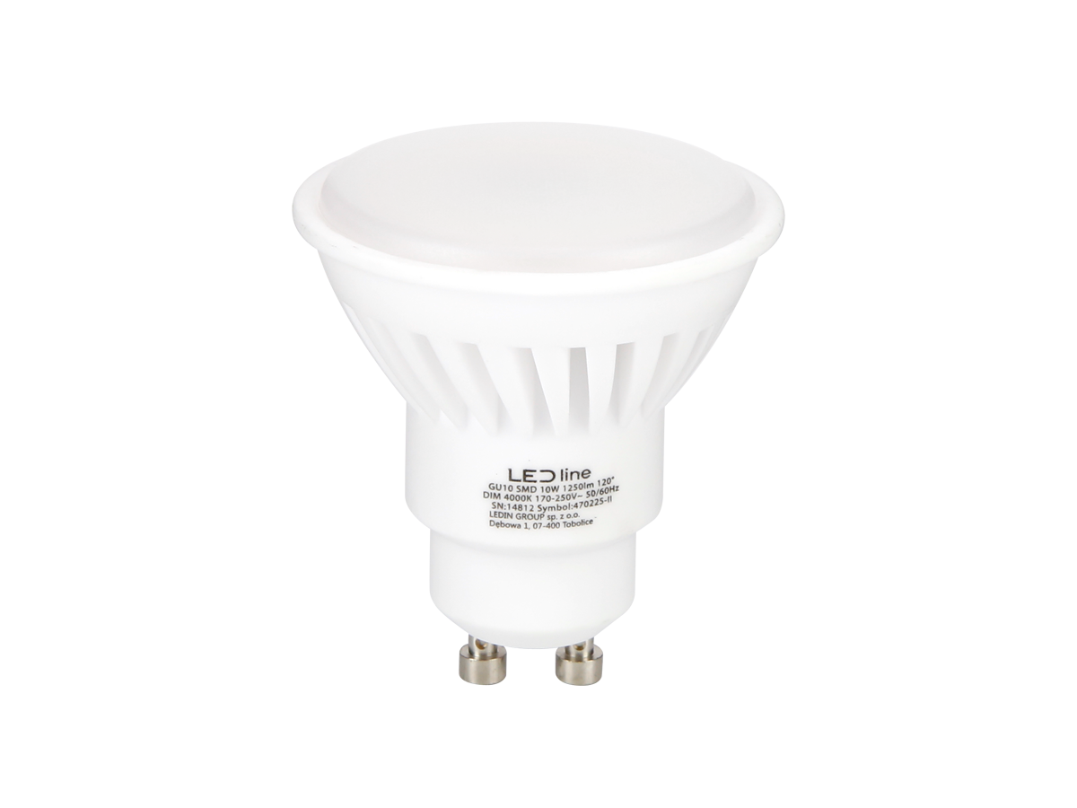 GU10 10W Dimmable LED Bulb – 4000K 1250lm